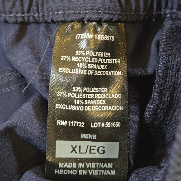 NWT Soybu Men's Woven Performance Jogger Pants Navy Blue Size XL 4 Way Stretch - Picture 8 of 9